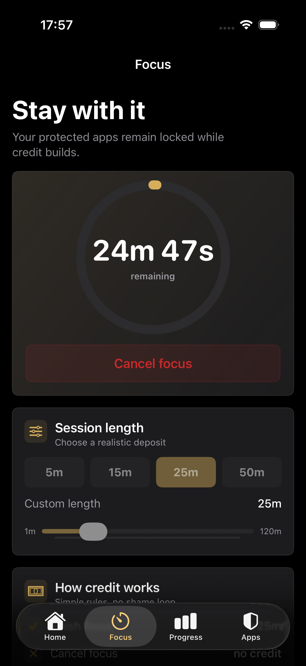 Attenya — focus in progress